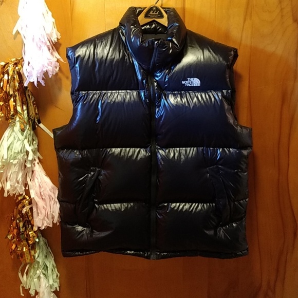 north face goose down vest